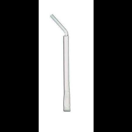 D & W FINE PACK D & W Fine Pack 7.75" Wrapped White Flex Straw, PK10000 DSFW25-400WH